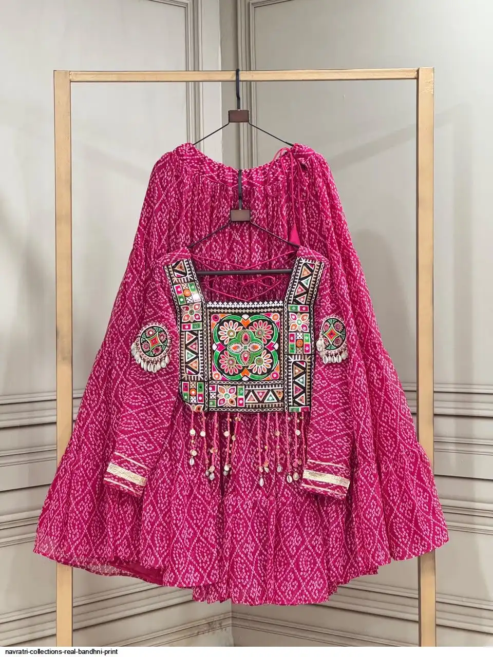 NAVRATRI COLLECTIONS REAL BANDHNI PRINT A