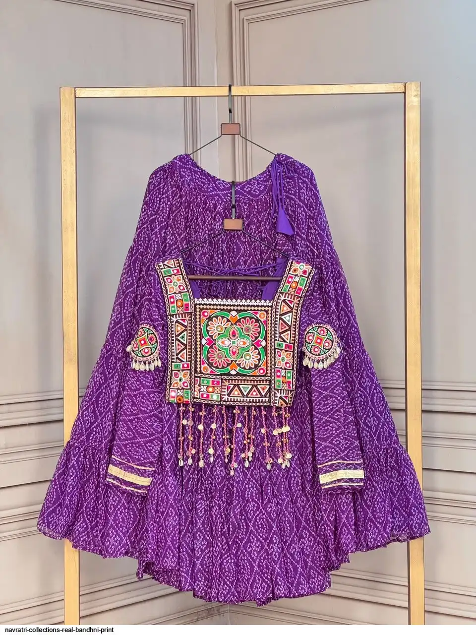 NAVRATRI COLLECTIONS REAL BANDHNI PRINT C