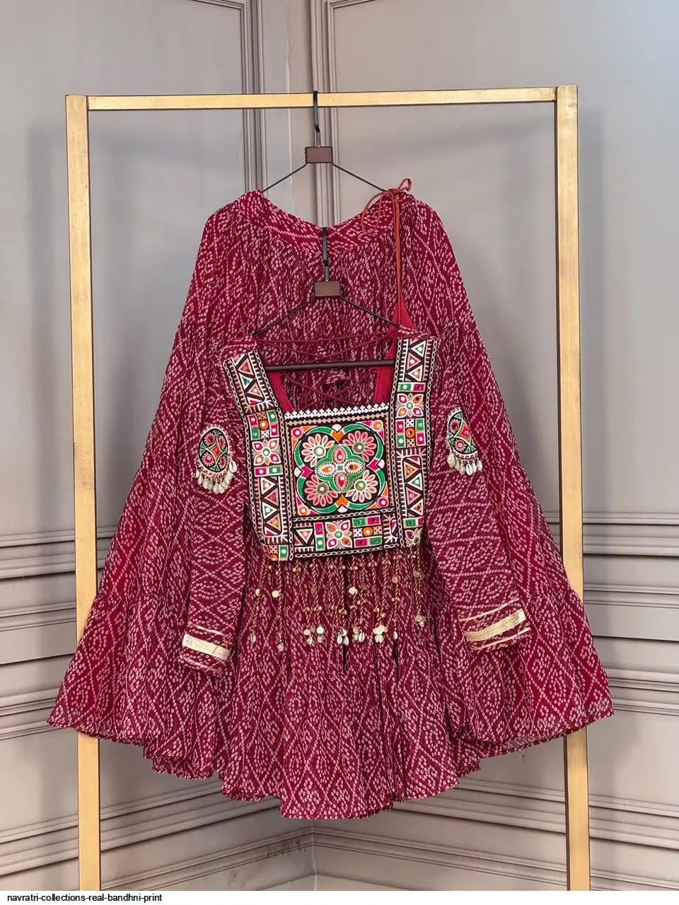 NAVRATRI COLLECTIONS REAL BANDHNI PRINT D