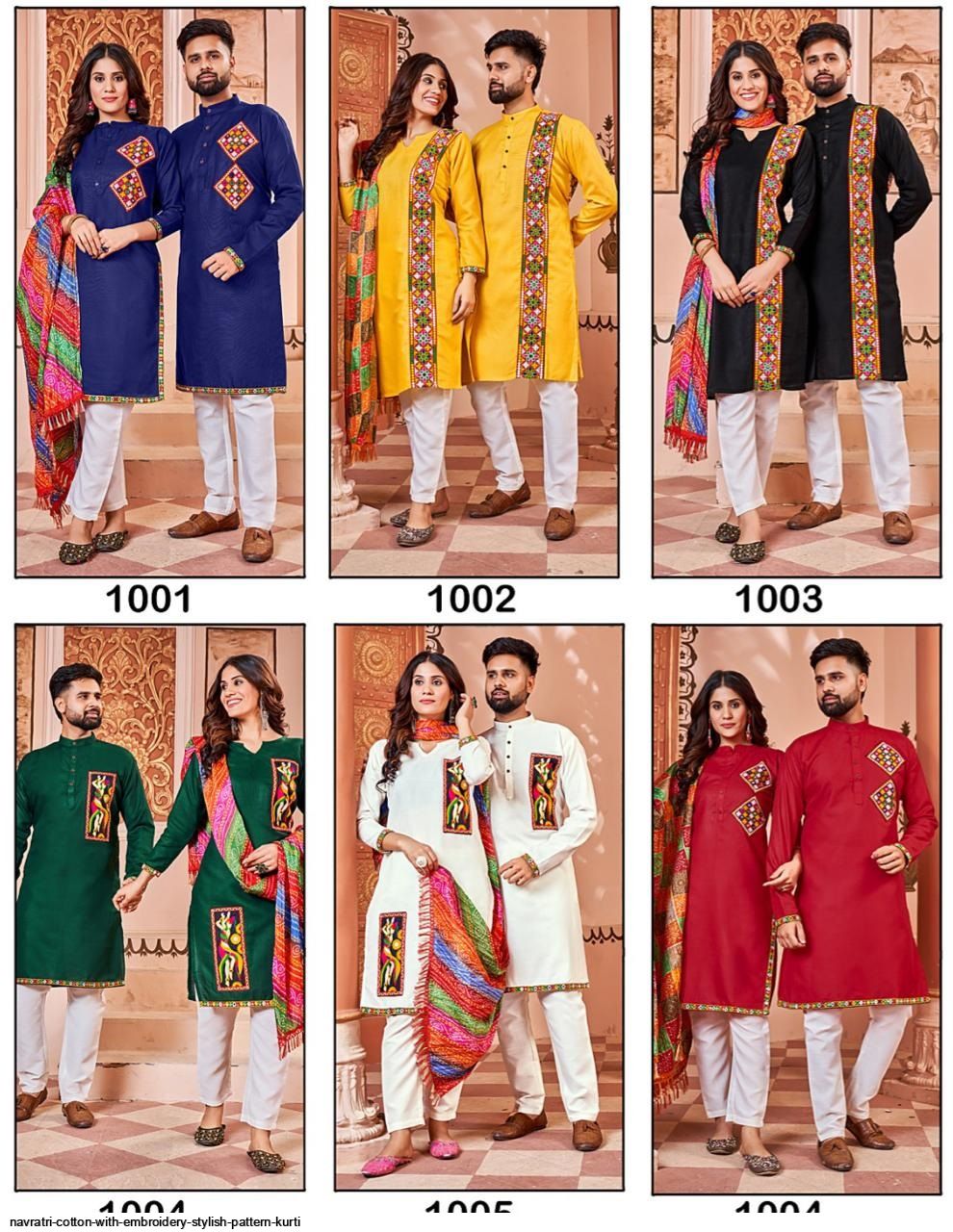 Elegant Navratri Kurti for Women: Pure Cotton with Embroidery & Stylish  Patterns - dvz0003798