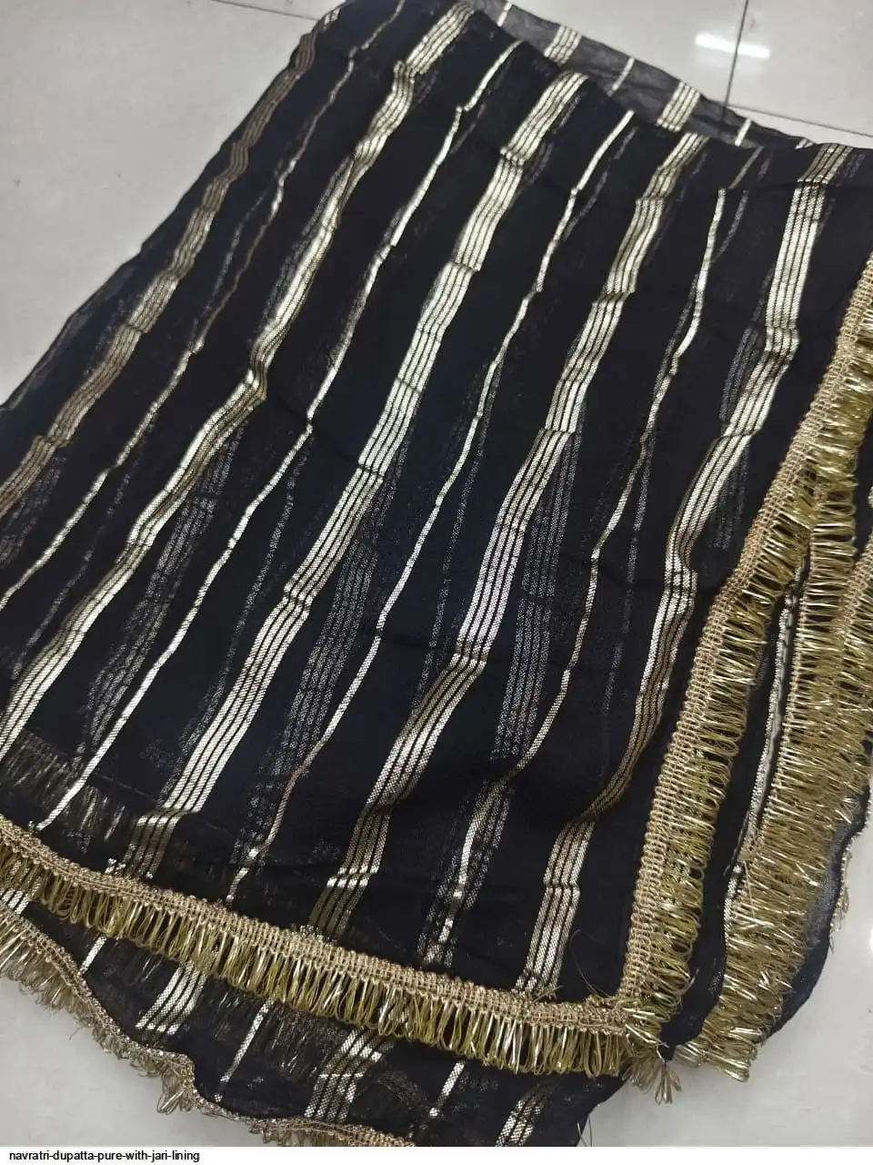 NAVRATRI DUPATTA PURE WITH JARI LINING 4