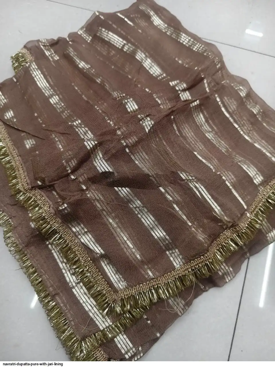 NAVRATRI DUPATTA PURE WITH JARI LINING 10