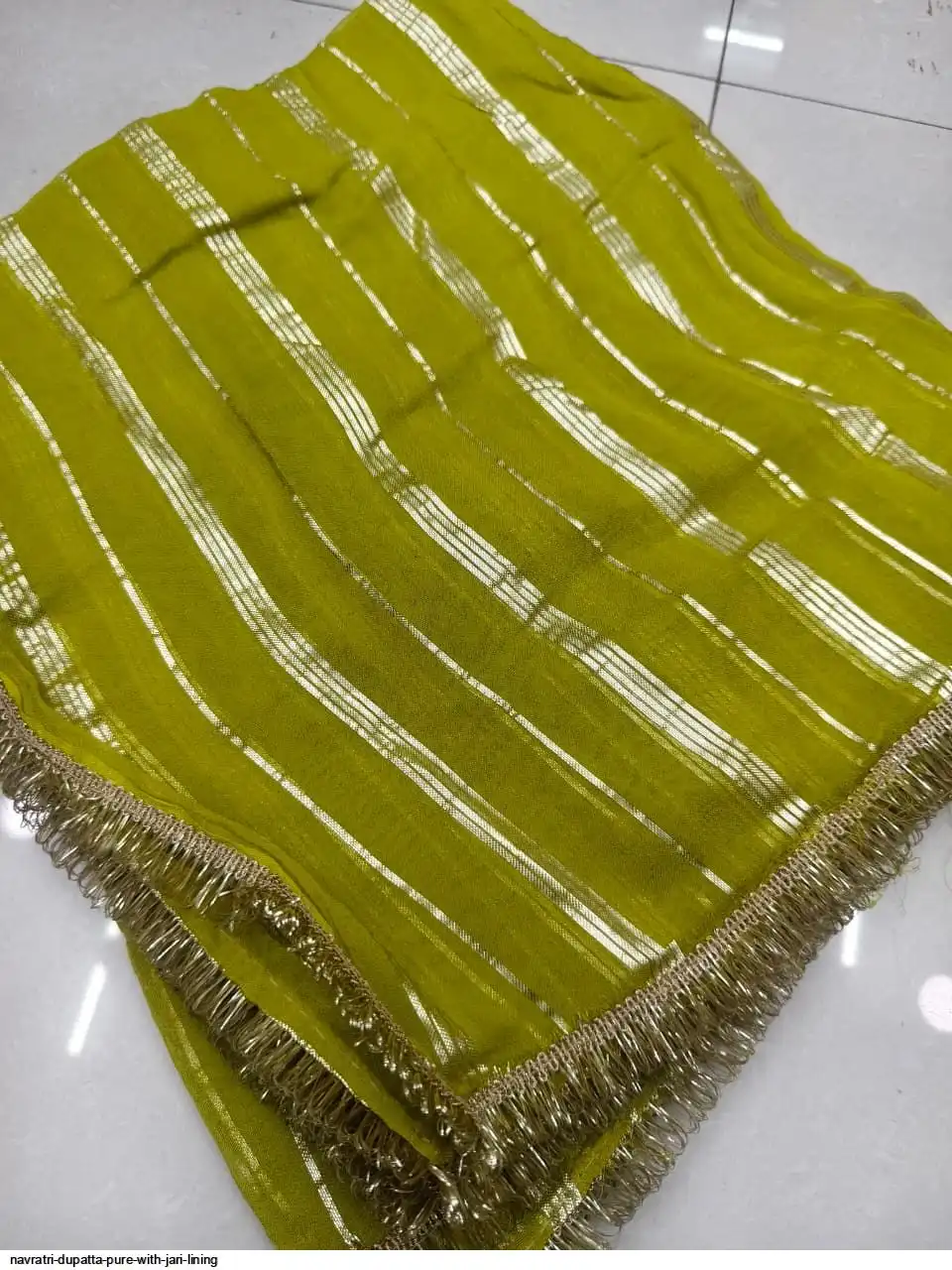 NAVRATRI DUPATTA PURE WITH JARI LINING 11