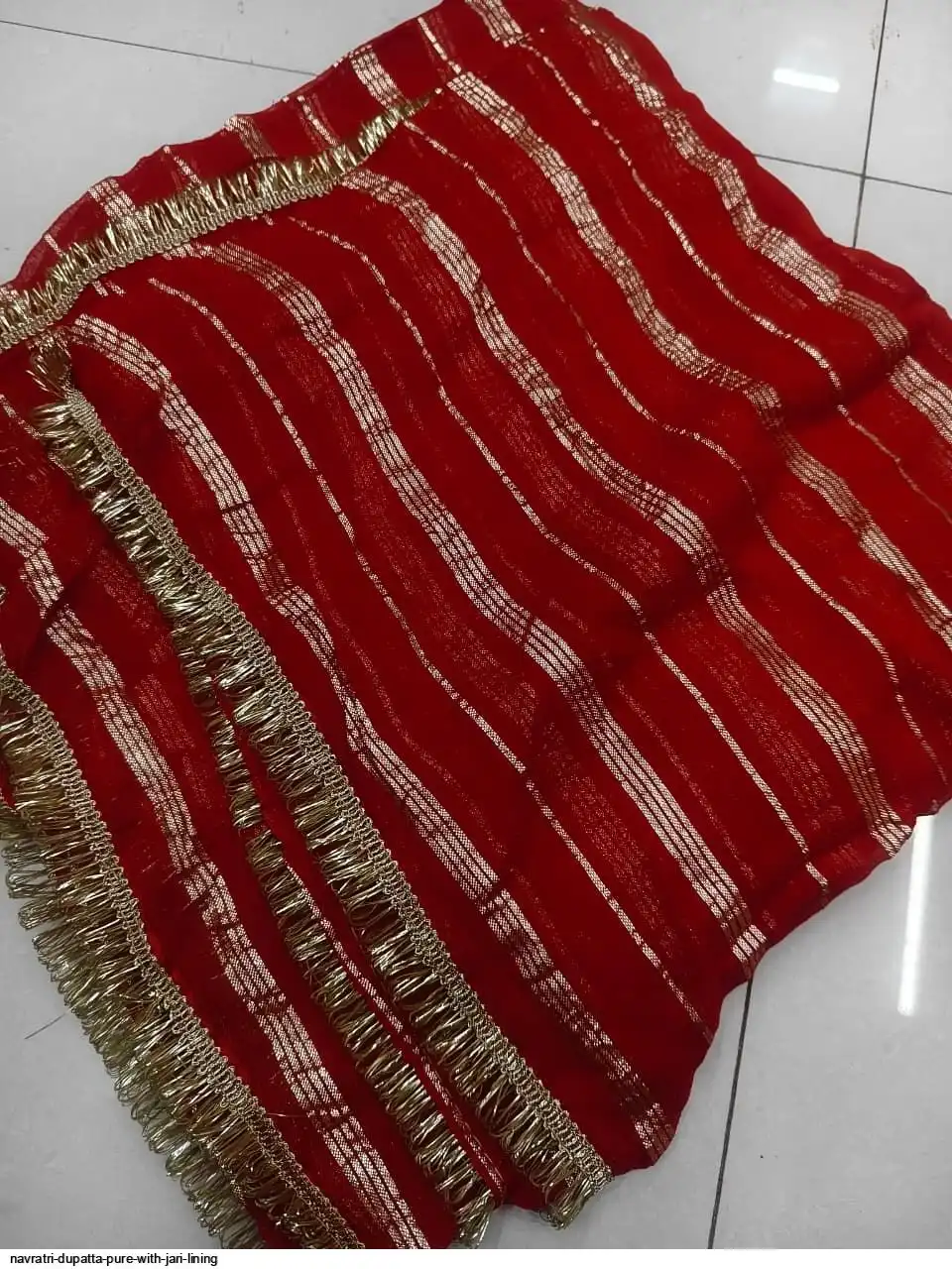 NAVRATRI DUPATTA PURE WITH JARI LINING 15
