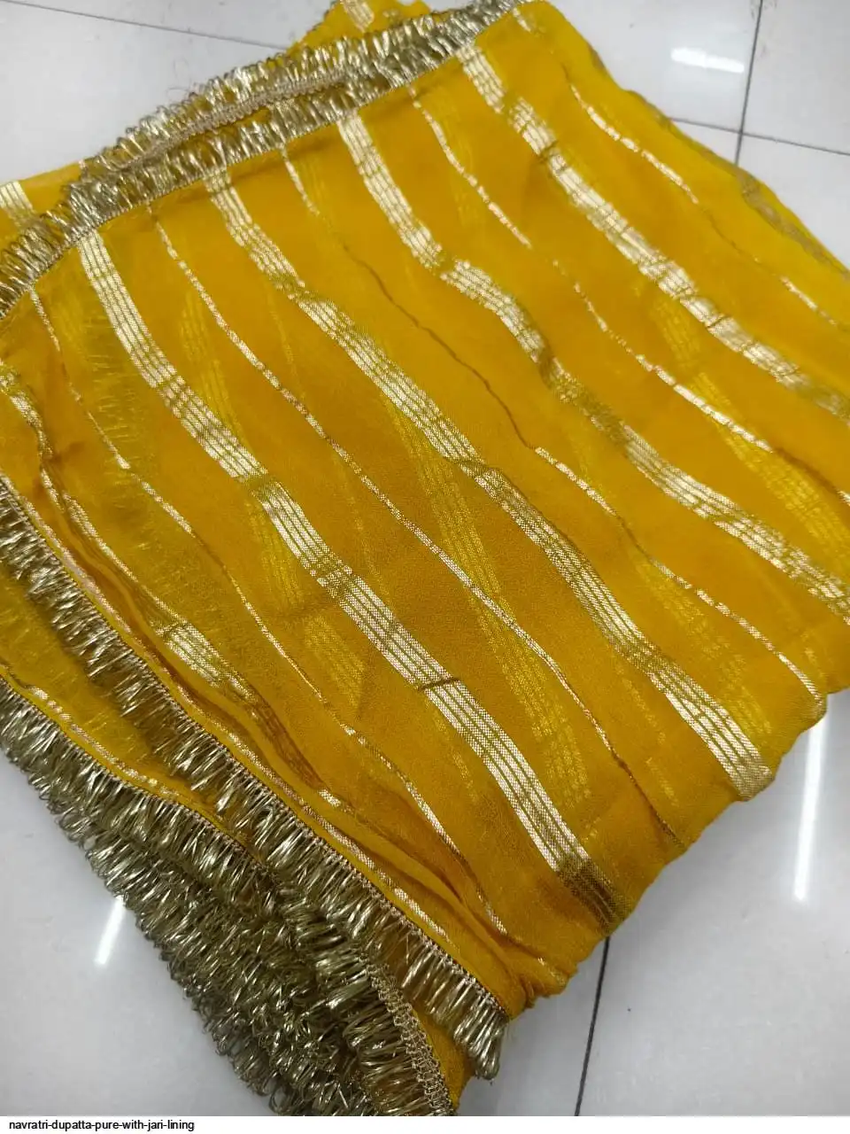NAVRATRI DUPATTA PURE WITH JARI LINING 17