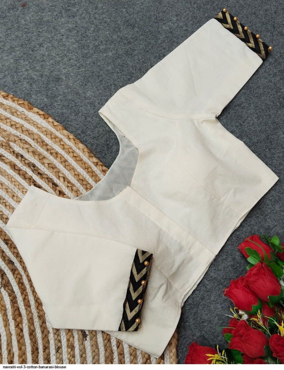 NAVRATRI VOL 3 COTTON BANARASI BLOUSE B