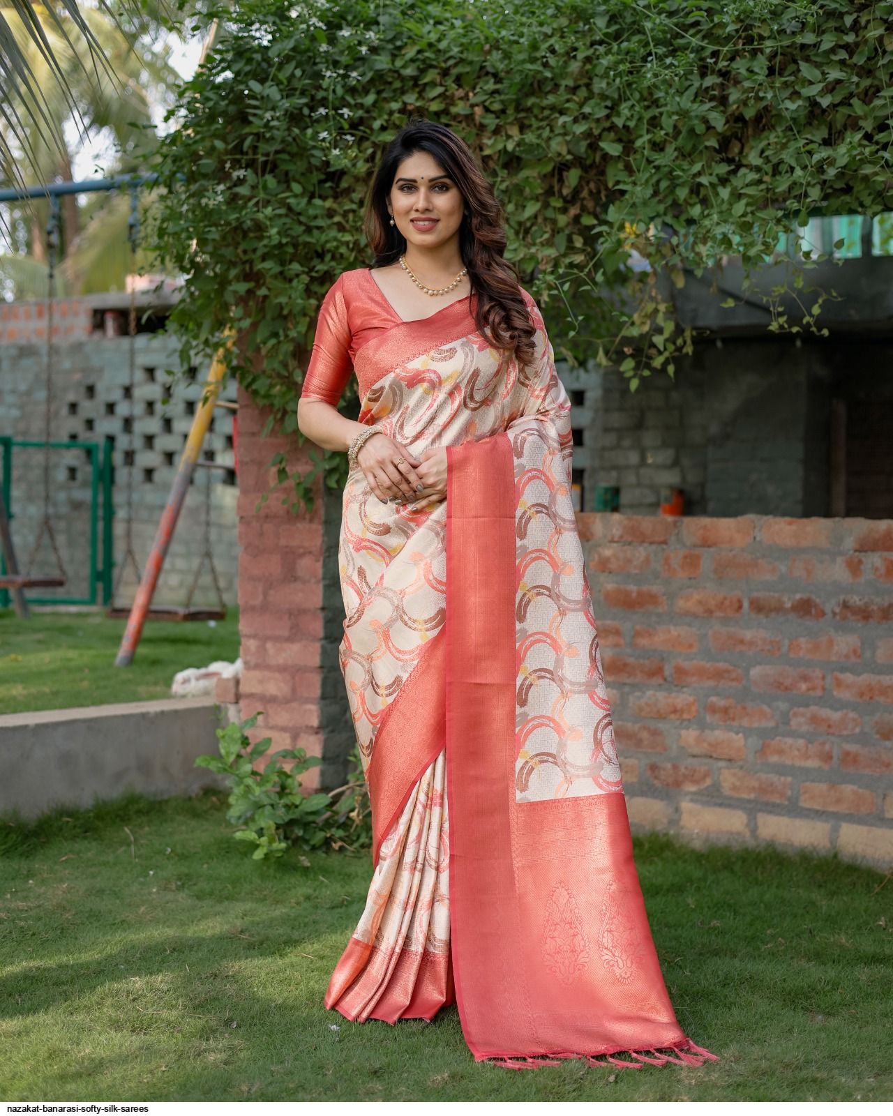 Light Pink Opara Silk Sarees – Dailybuyys