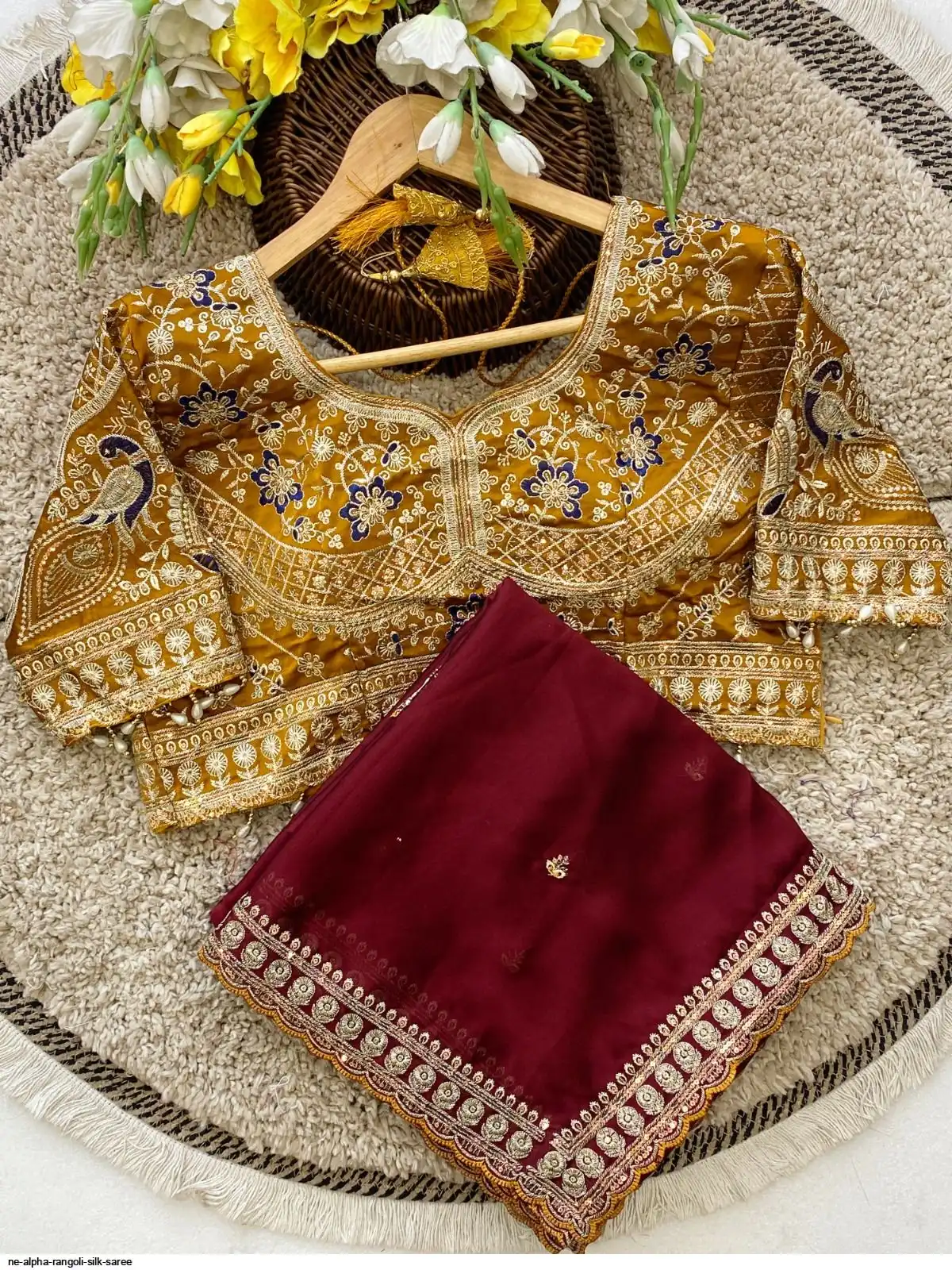 NE ALPHA RANGOLI SILK SAREE 1