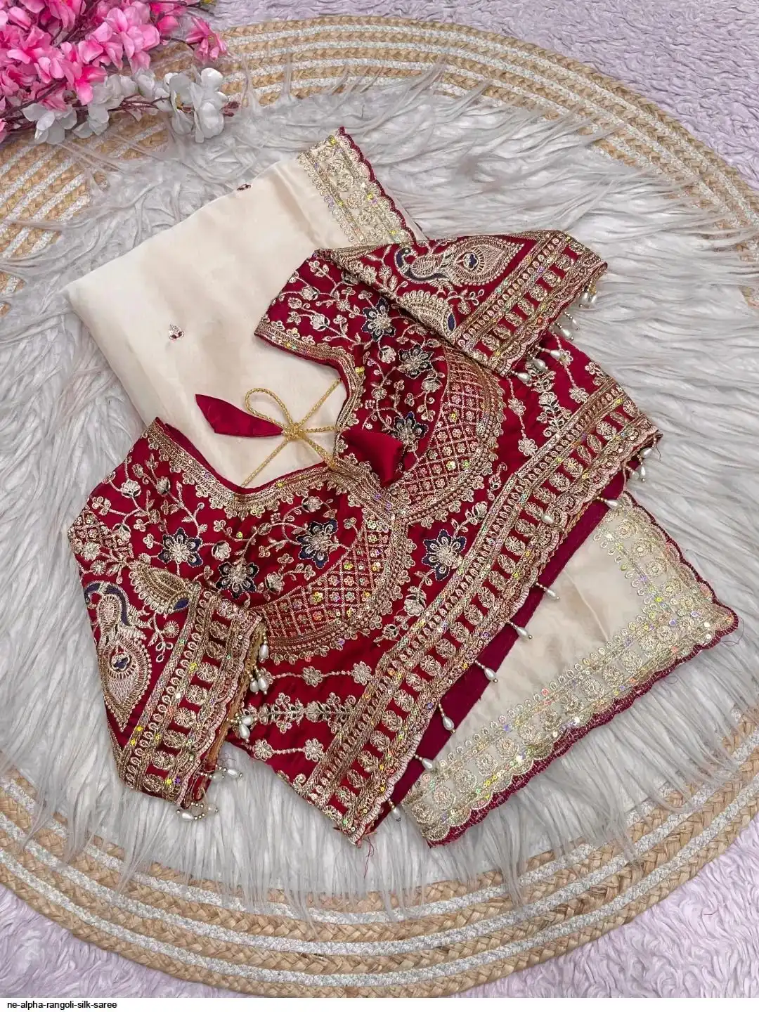 NE ALPHA RANGOLI SILK SAREE 5