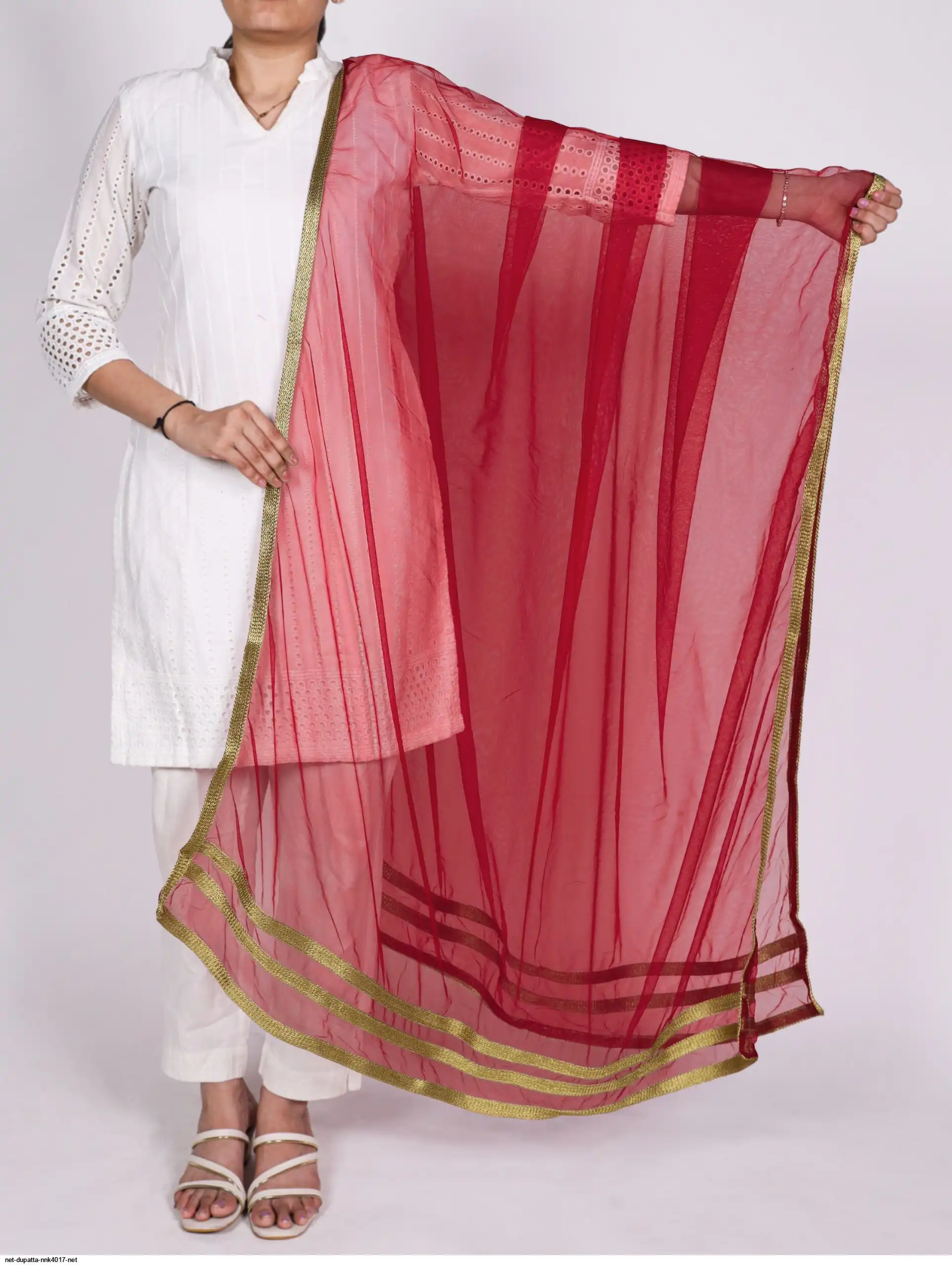 NET DUPATTA NNK4017 NET 4