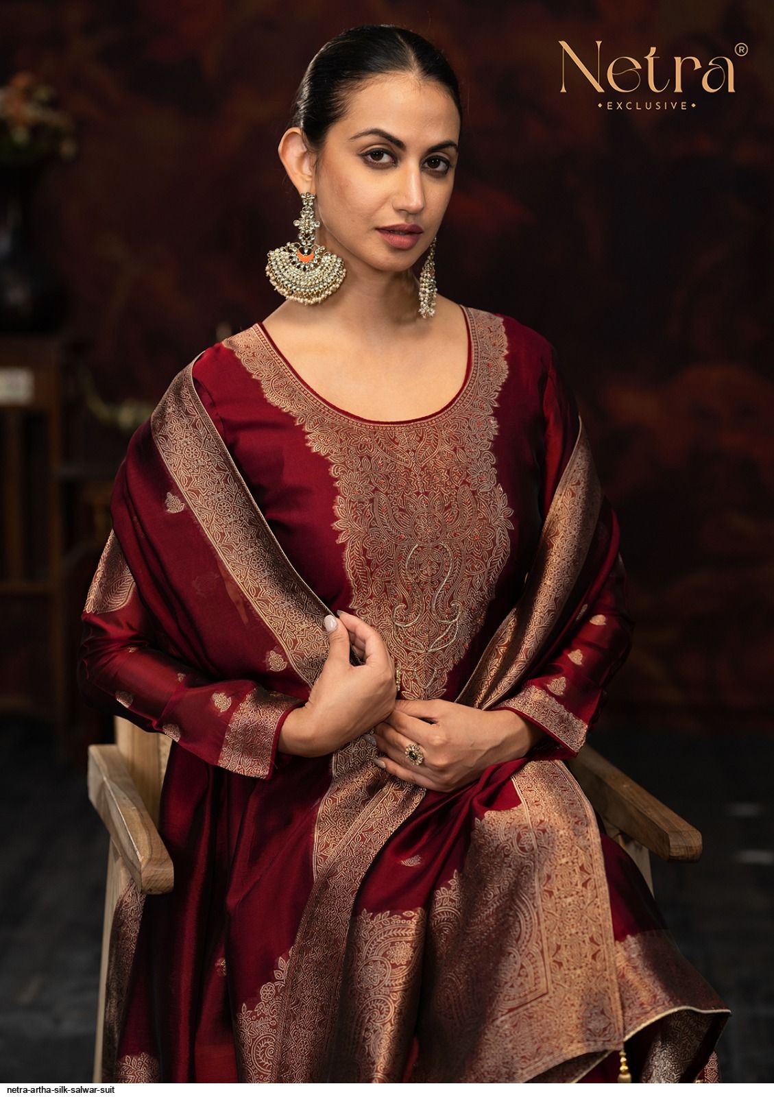 Netra Raut NETRA ARTHA SILK SALWAR SUIT