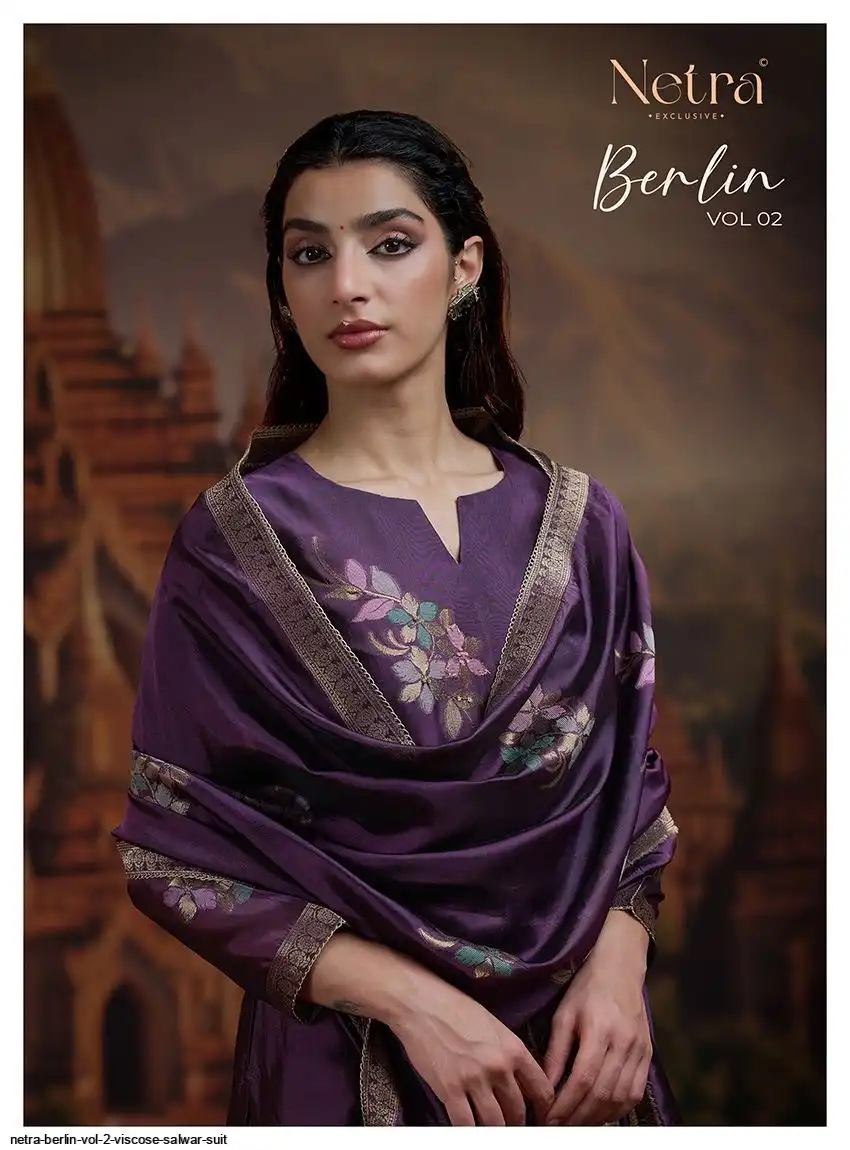 NETRA BERLIN VOL 2 VISCOSE SALWAR SUIT