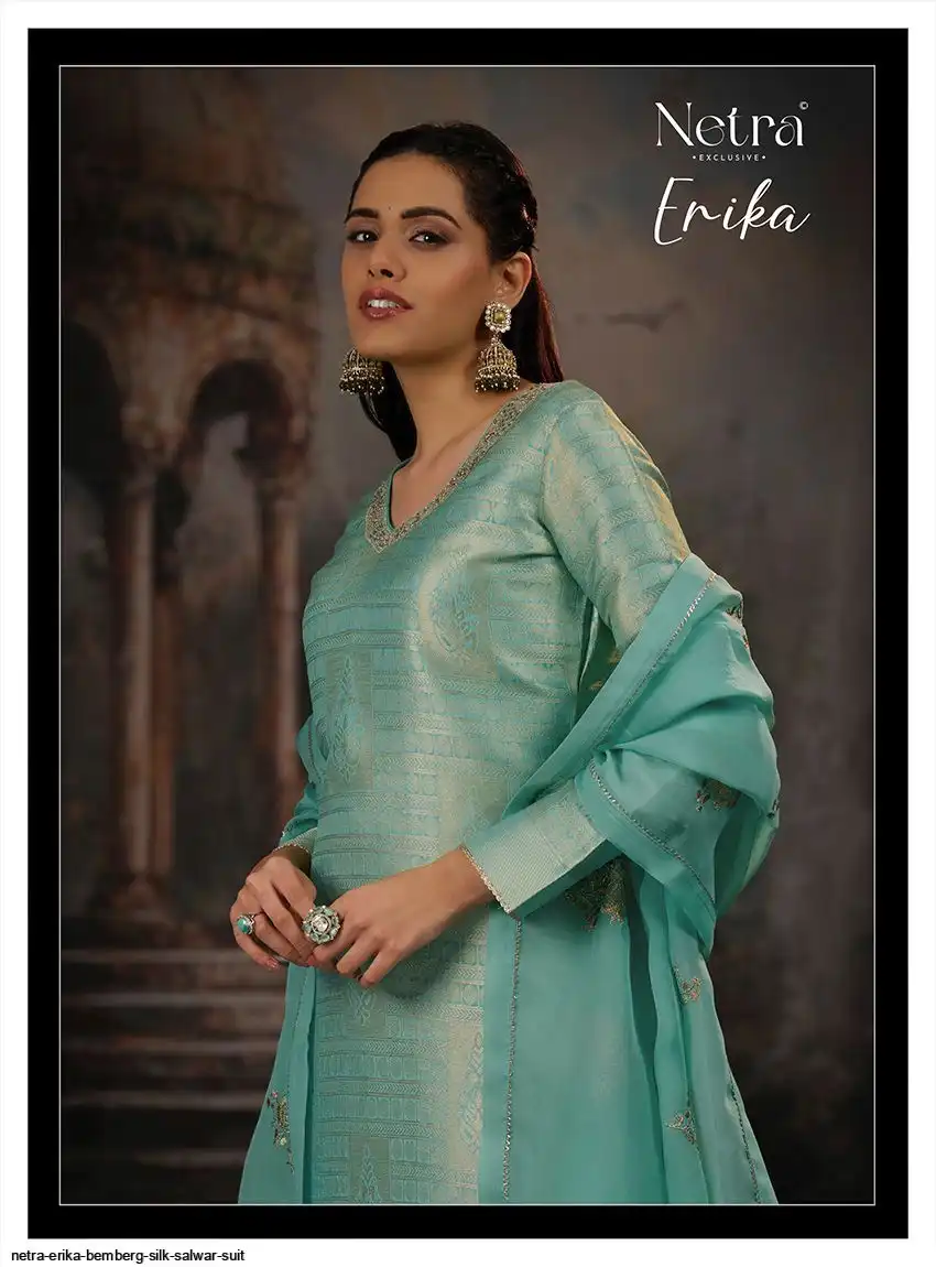 NETRA ERIKA BEMBERG SILK SALWAR SUIT