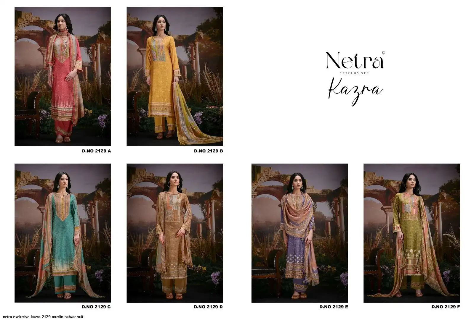 NETRA EXCLUSIVE KAZRA TOP PURE BEMBERG MUSLIN DIGITAL PRINT HAND