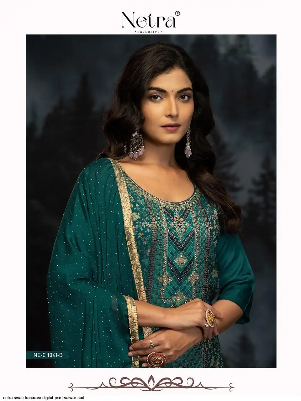 NETRA SWATI BANARASI DIGITAL PRINT SALWAR SUIT