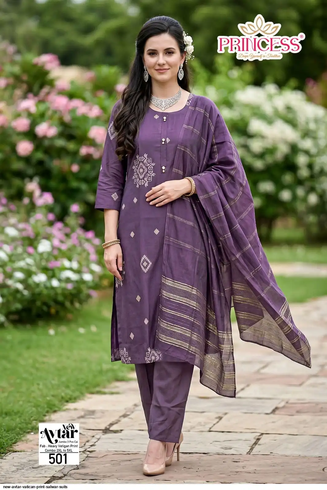 PRINCESS NEW AVTAR VATICAN PRINT SALWAR SUITS 1