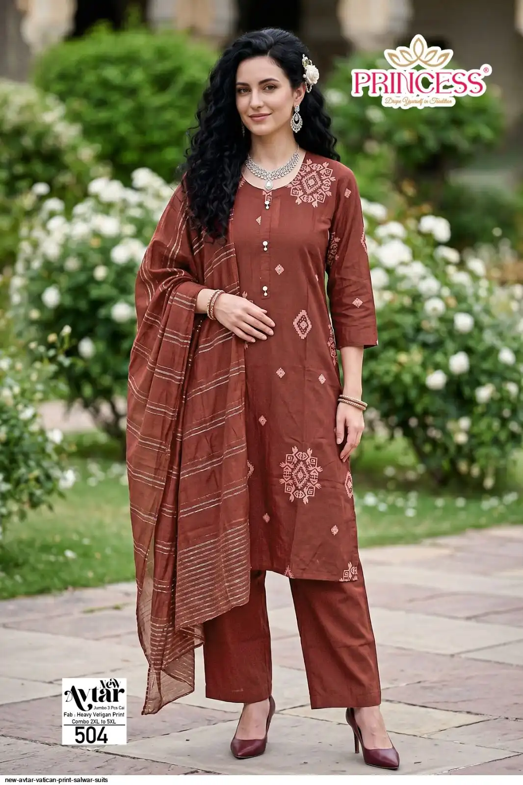 PRINCESS NEW AVTAR VATICAN PRINT SALWAR SUITS 11