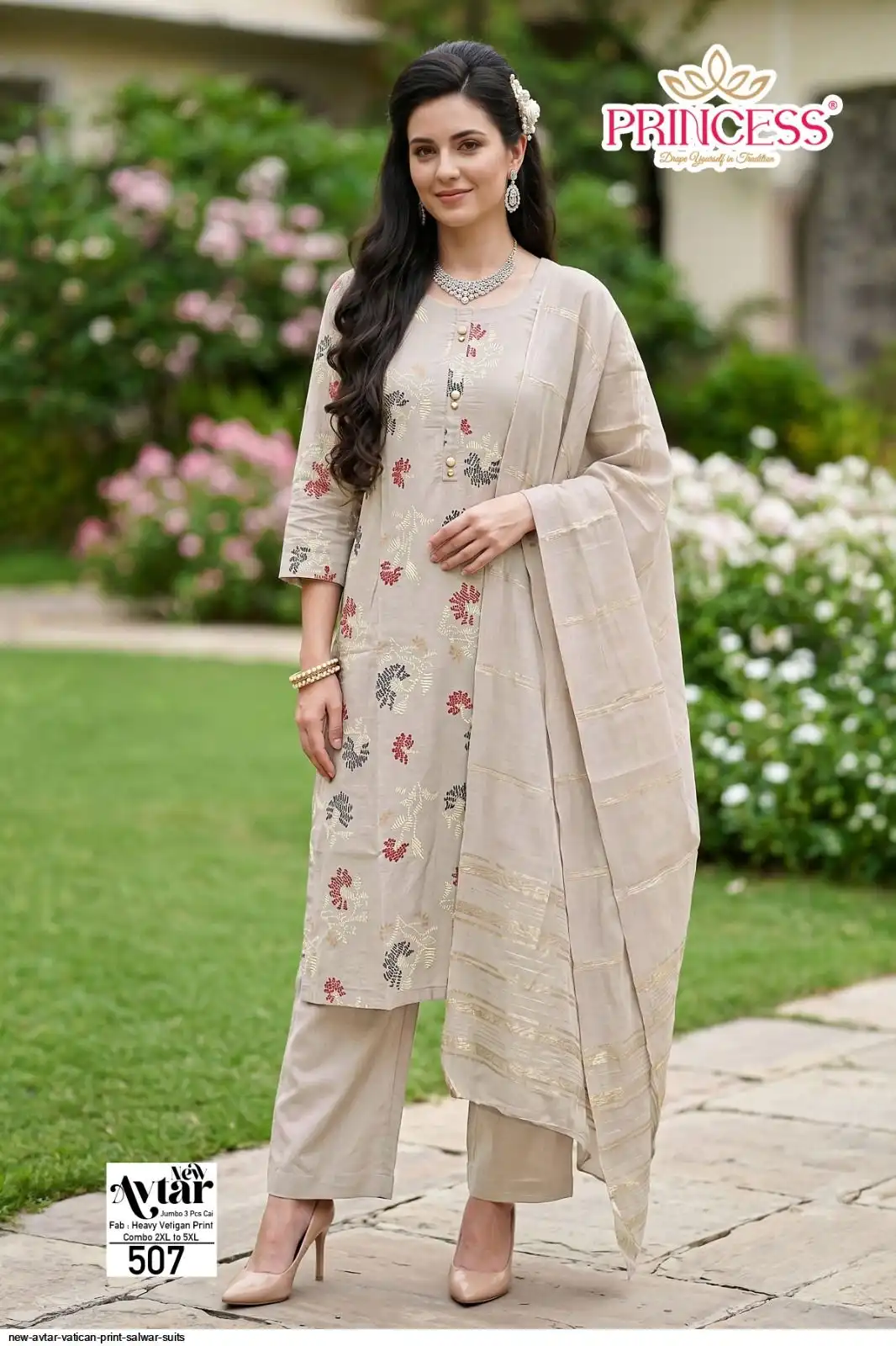 PRINCESS NEW AVTAR VATICAN PRINT SALWAR SUITS 5
