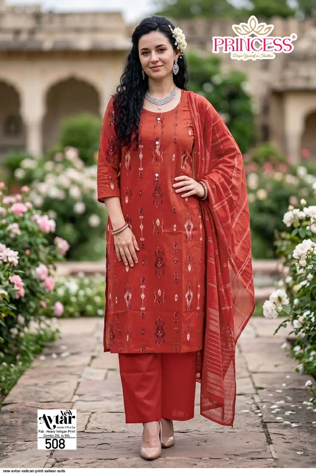 PRINCESS NEW AVTAR VATICAN PRINT SALWAR SUITS 6