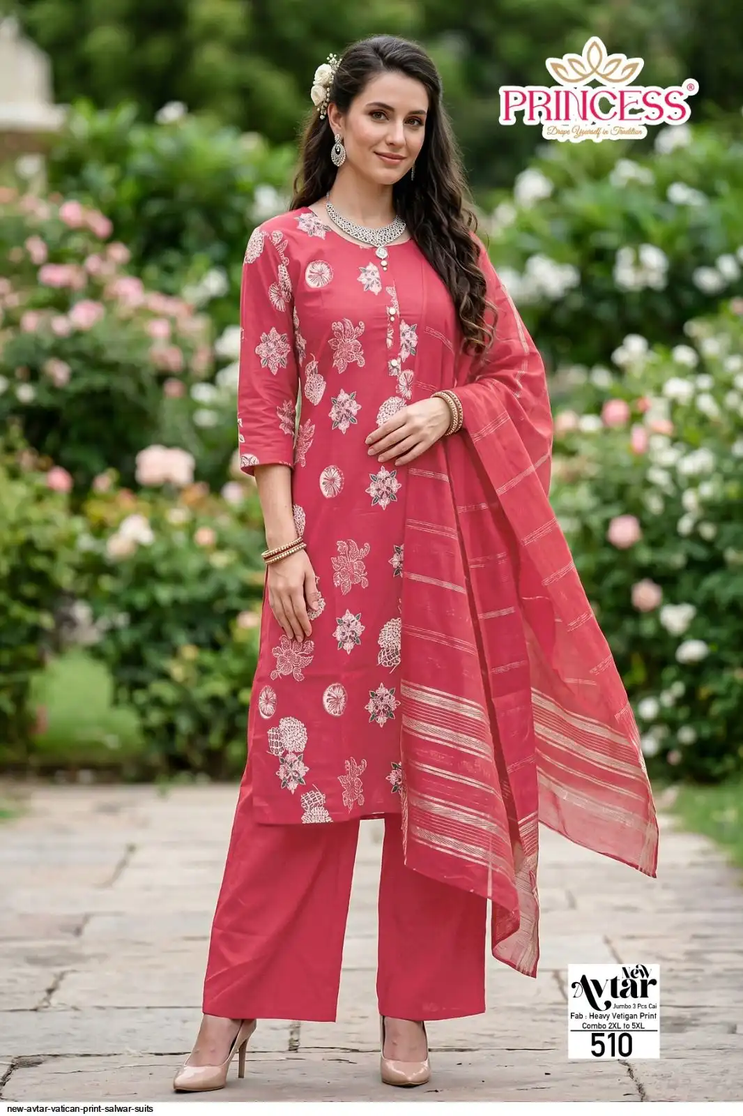 PRINCESS NEW AVTAR VATICAN PRINT SALWAR SUITS 8