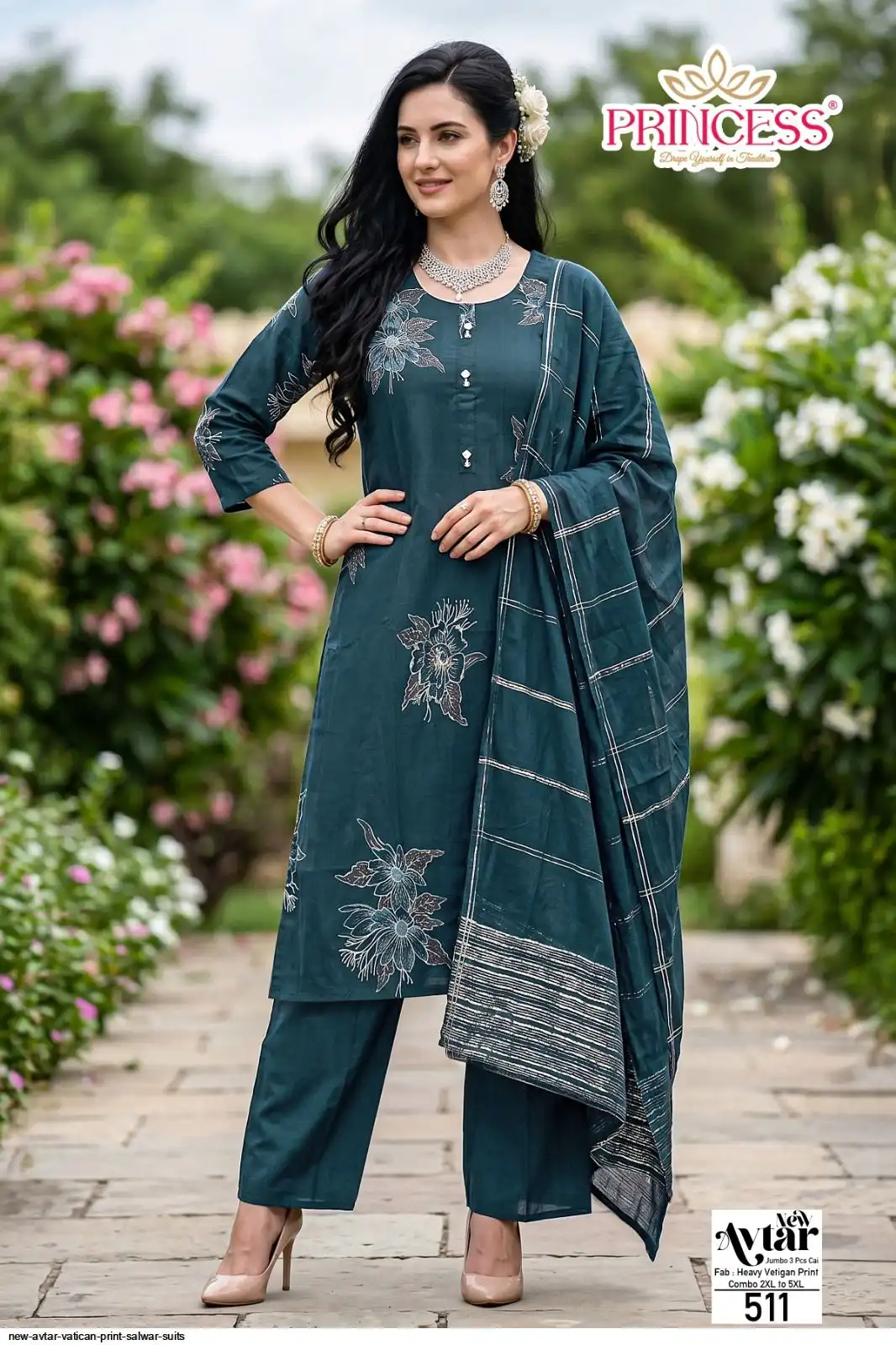 PRINCESS NEW AVTAR VATICAN PRINT SALWAR SUITS 9