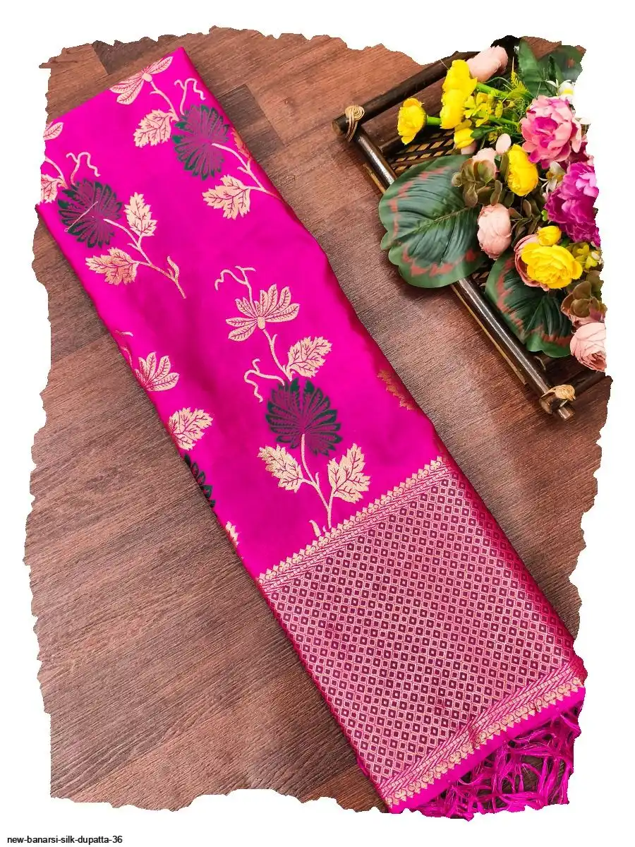 NEW BANARSI SILK DUPATTA 36 7