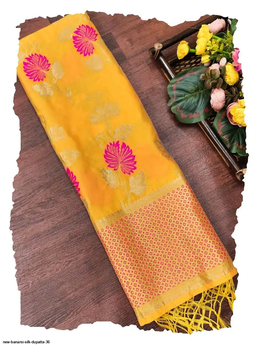 NEW BANARSI SILK DUPATTA 36 11