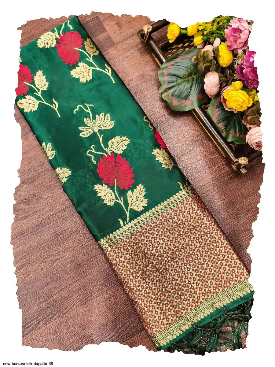 NEW BANARSI SILK DUPATTA 36 2