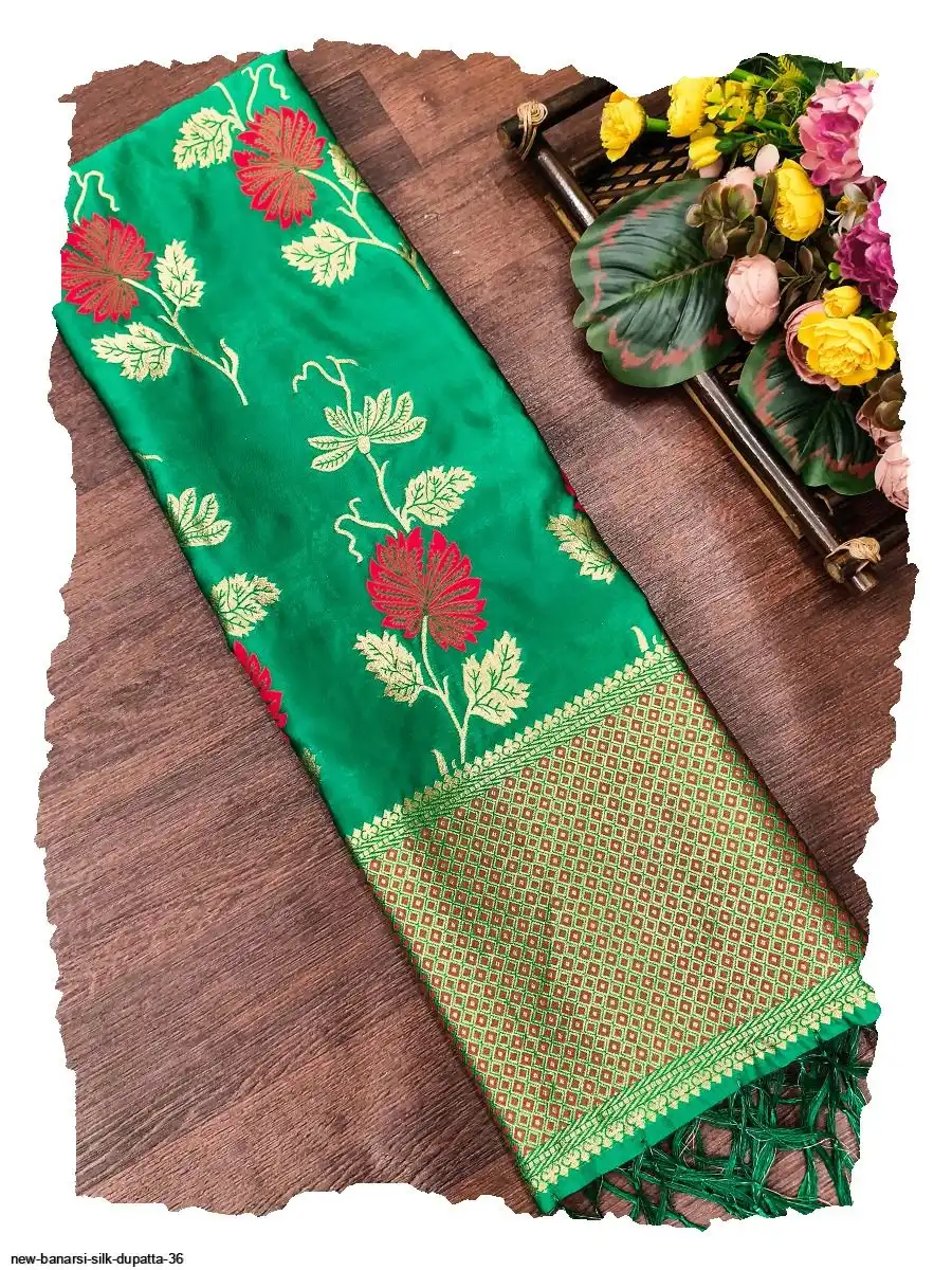 NEW BANARSI SILK DUPATTA 36 1