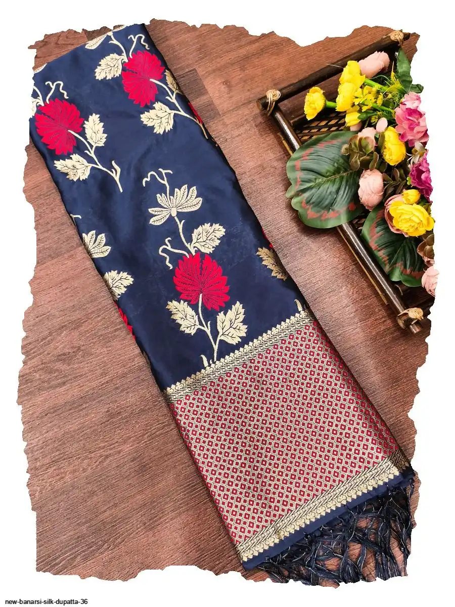 NEW BANARSI SILK DUPATTA 36 5