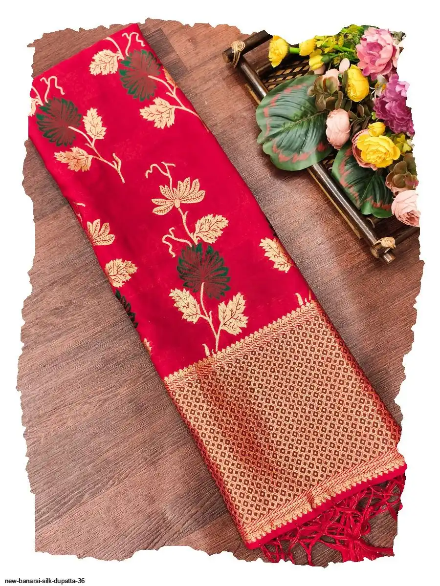 NEW BANARSI SILK DUPATTA 36 6