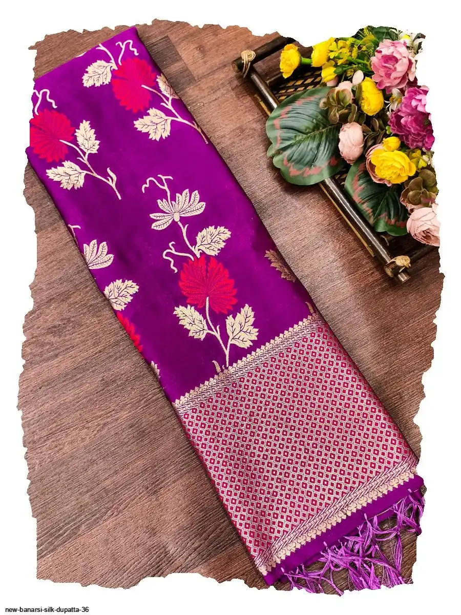 NEW BANARSI SILK DUPATTA 36 3