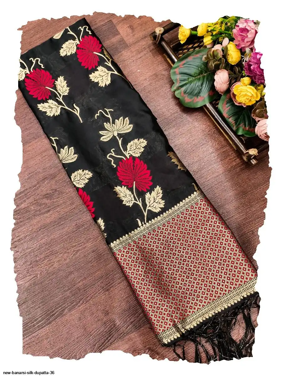 NEW BANARSI SILK DUPATTA 36 4