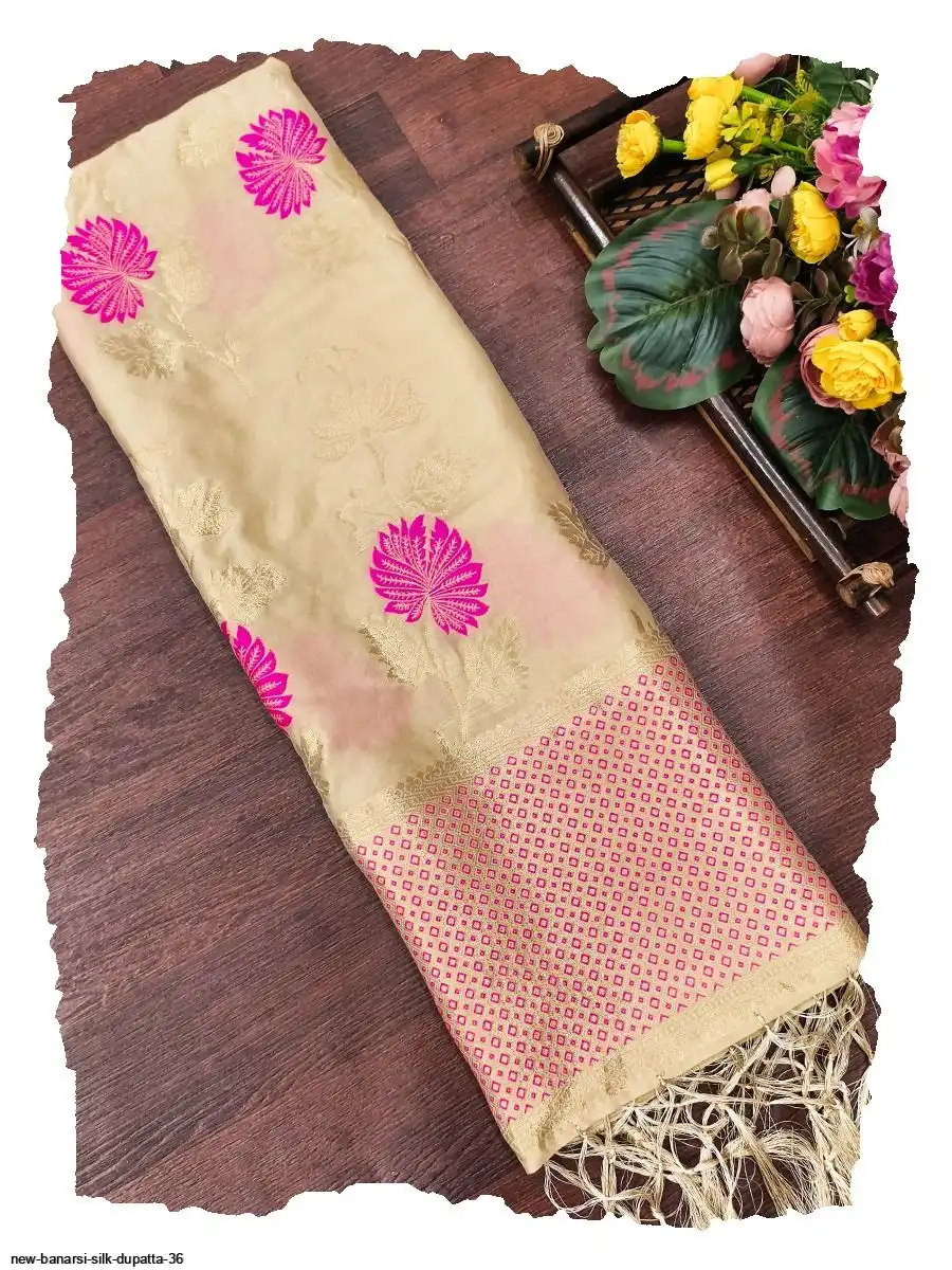 NEW BANARSI SILK DUPATTA 36 10