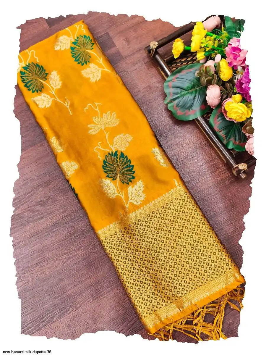 NEW BANARSI SILK DUPATTA 36 9