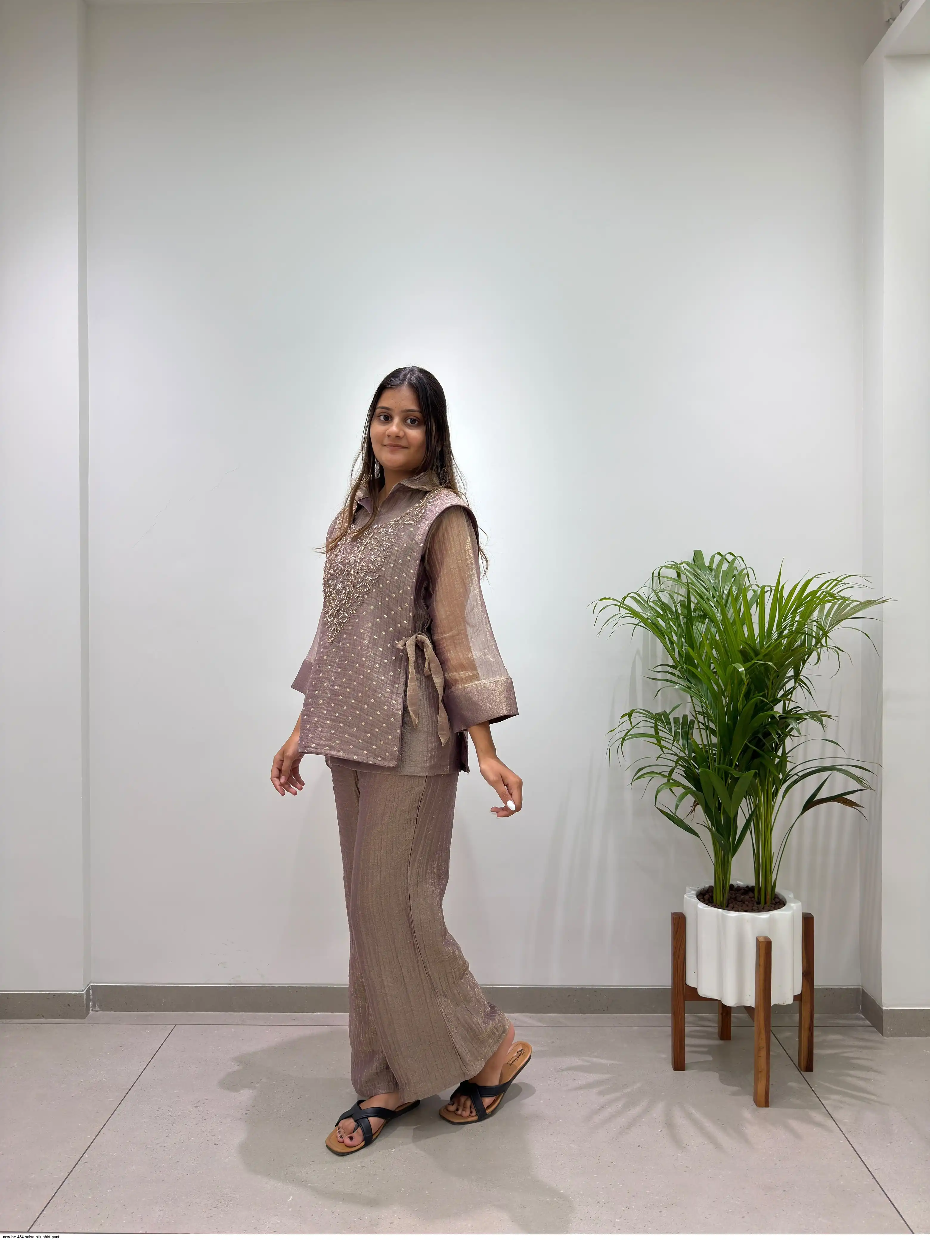 NEW BE 484 SALSA SILK SHIRT PANT 2