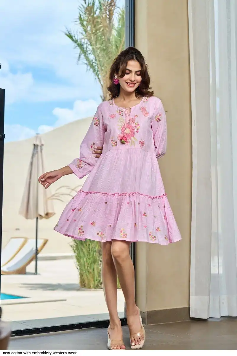 NEW COTTON WITH EMBROIDERY WESTERN WEAR