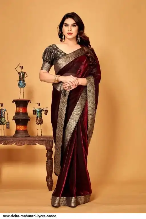 New Delta Maharani Lycra Saree