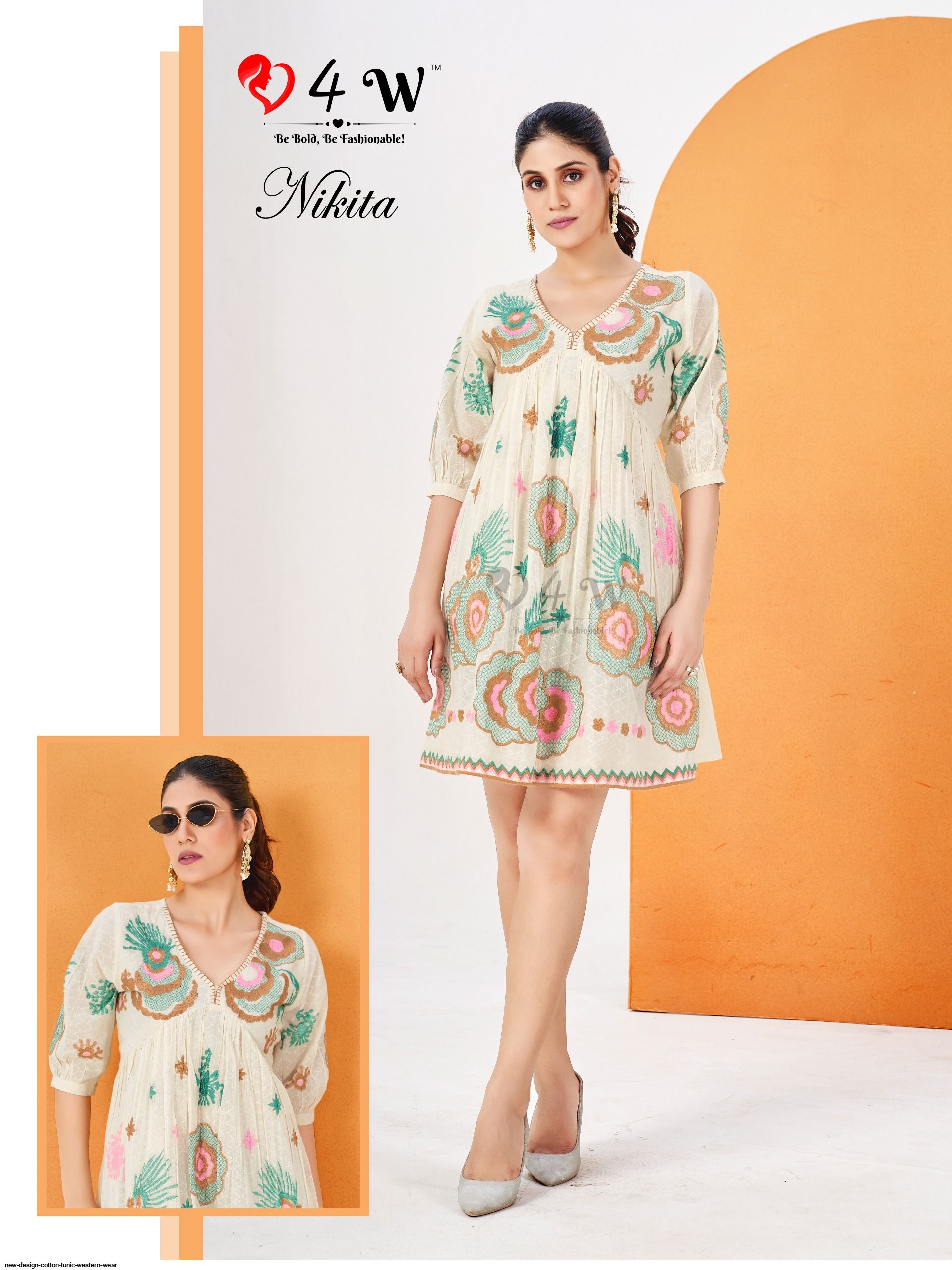 NEW DESIGN COTTON TUNIC WESTERN WEAR