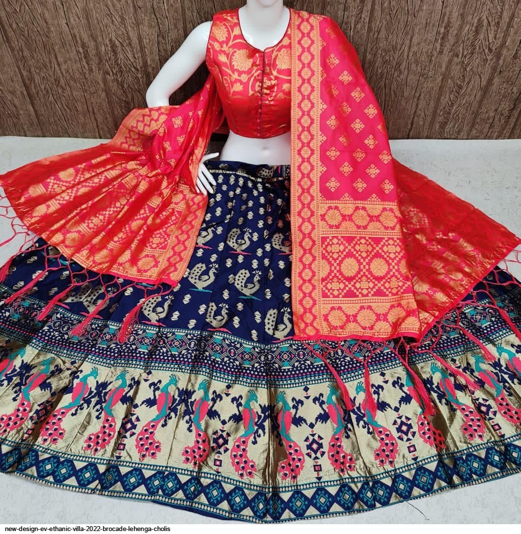 brocade lehenga choli