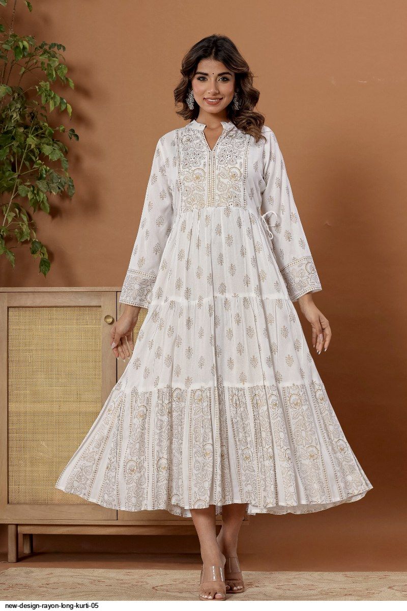 long kurti dress design Cotton Long Frock Models For Stitching Gown New Dijainar Long Kurti Cotton Churidar Stitching Designs For Stitching Plain Cotton