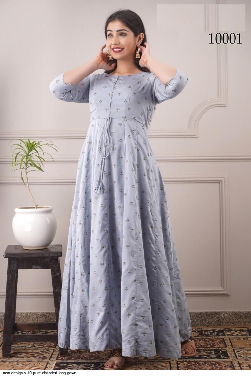 Soft Cotton Chenille Shawl Collar Dressing Gown In Moonshine Blue