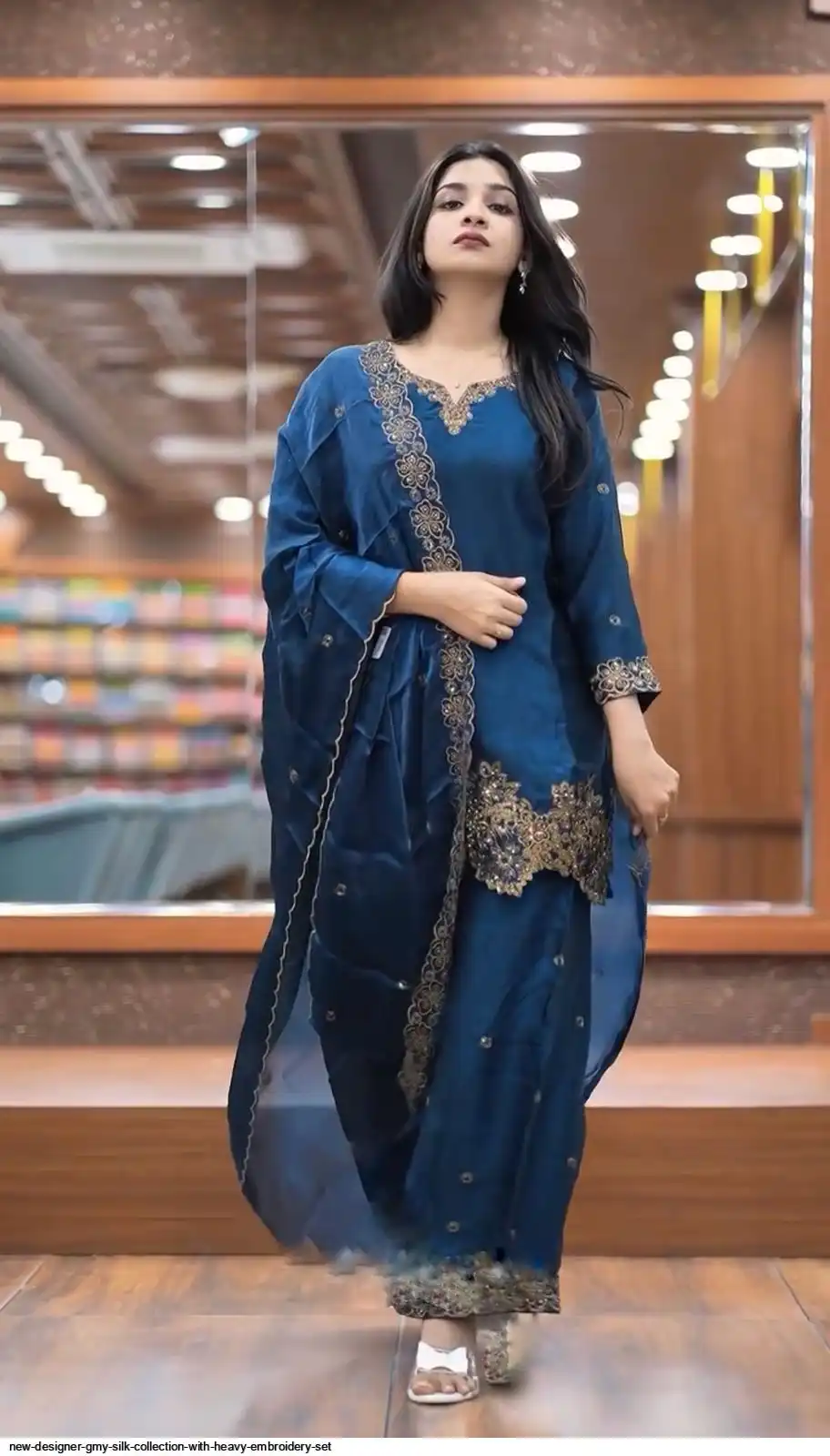 NEW DESIGNER GMY SILK COLLECTION WITH HEAVY EMBROIDERY SET 2