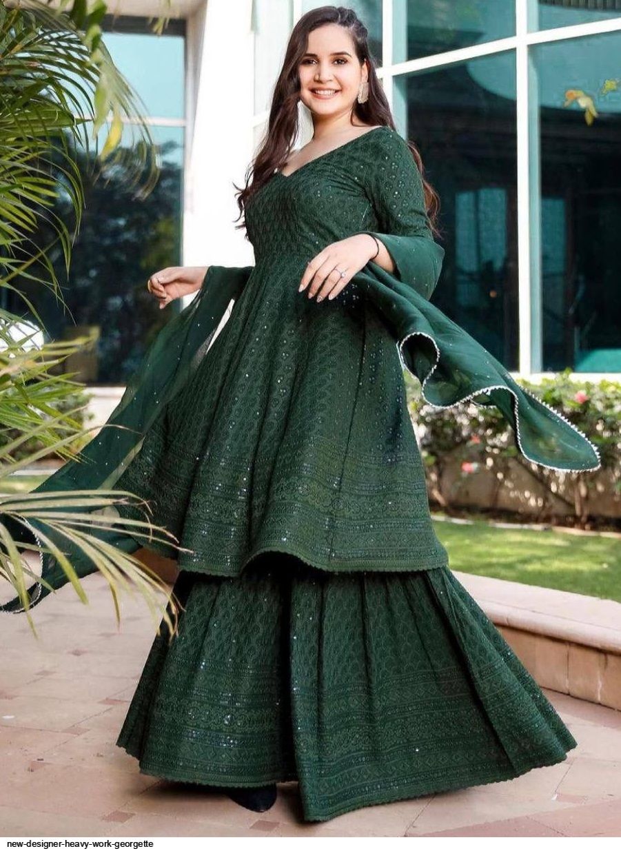 Jade Blue Heavy Designer Fully Sequence Work Anarkali Gown - Indian Heavy  Anarkali Lehenga Gowns Sharara Sarees Pakistani Dresses in  USA/UK/Canada/UAE - IndiaBoulevard