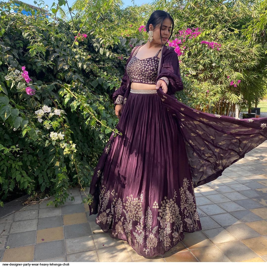 Afternoon Party Designer Lehenga Choli | Wedding Shaadi Function Wear