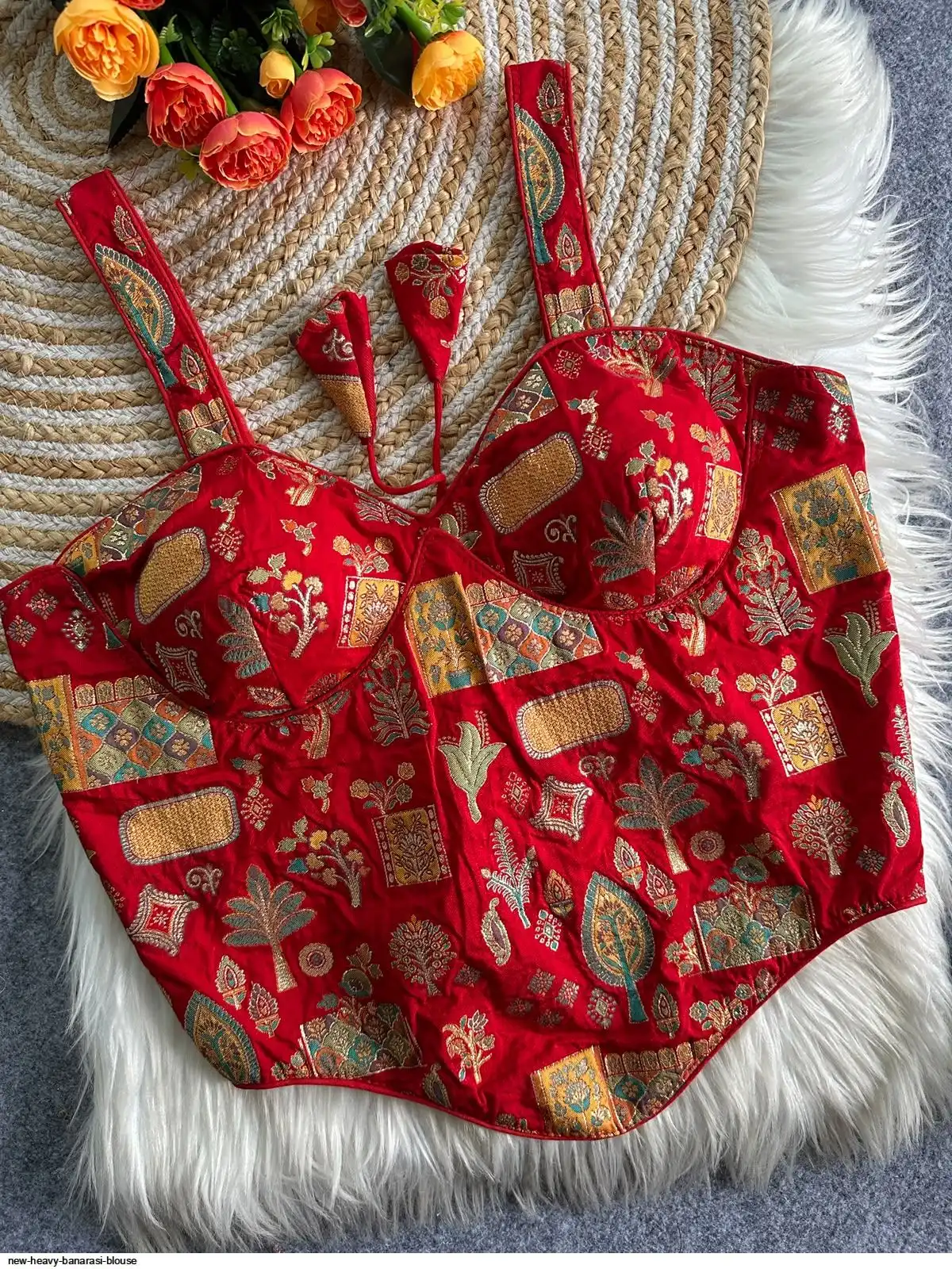 NEW HEAVY BANARASI BLOUSE 3
