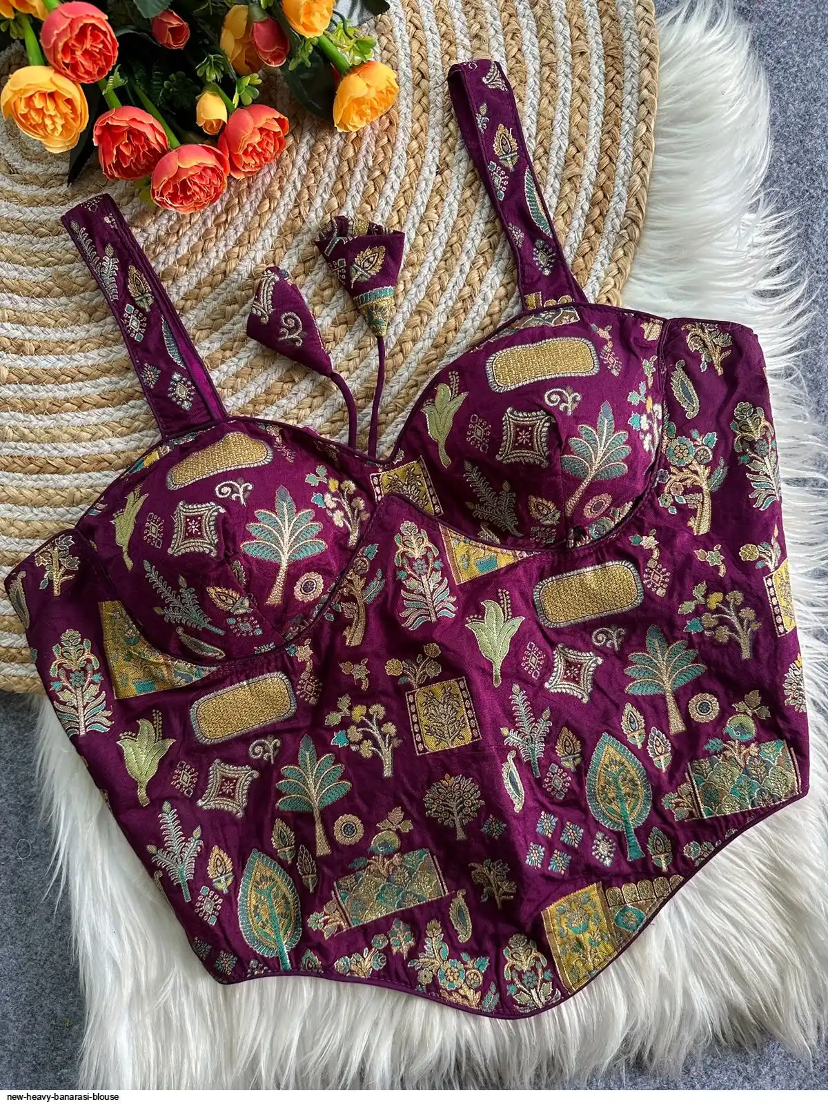 NEW HEAVY BANARASI BLOUSE 2