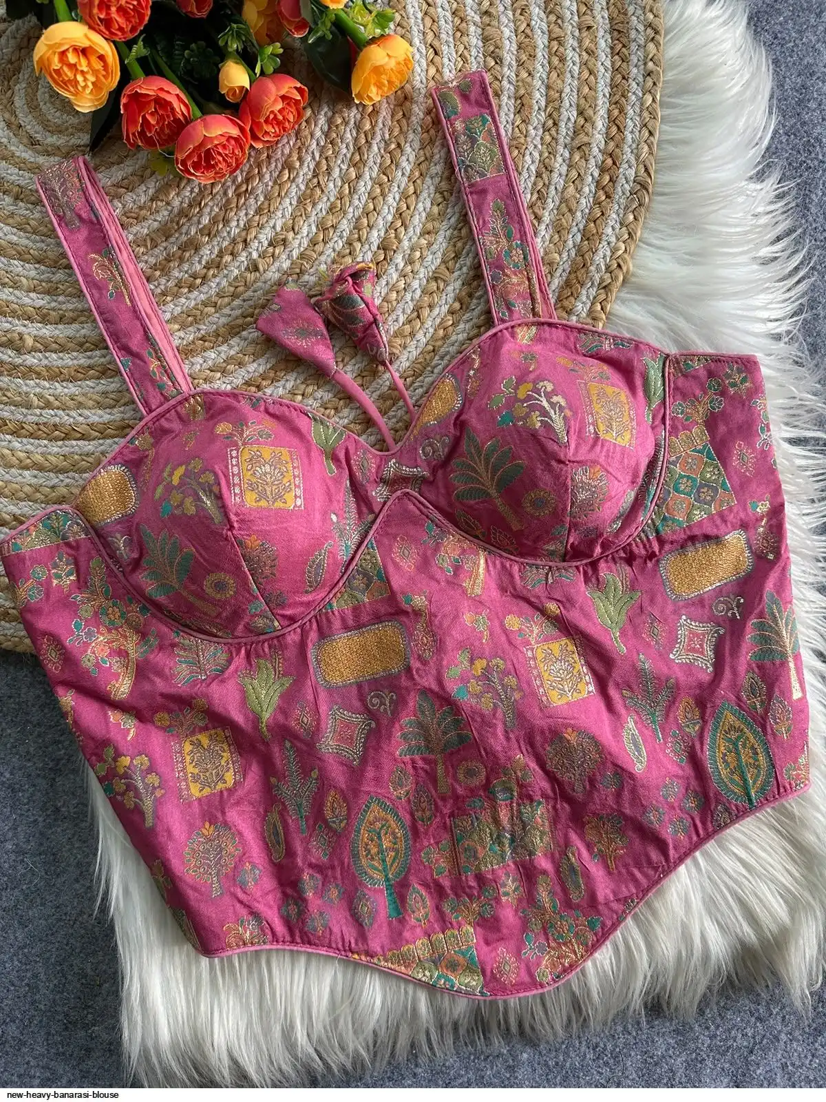 NEW HEAVY BANARASI BLOUSE 6
