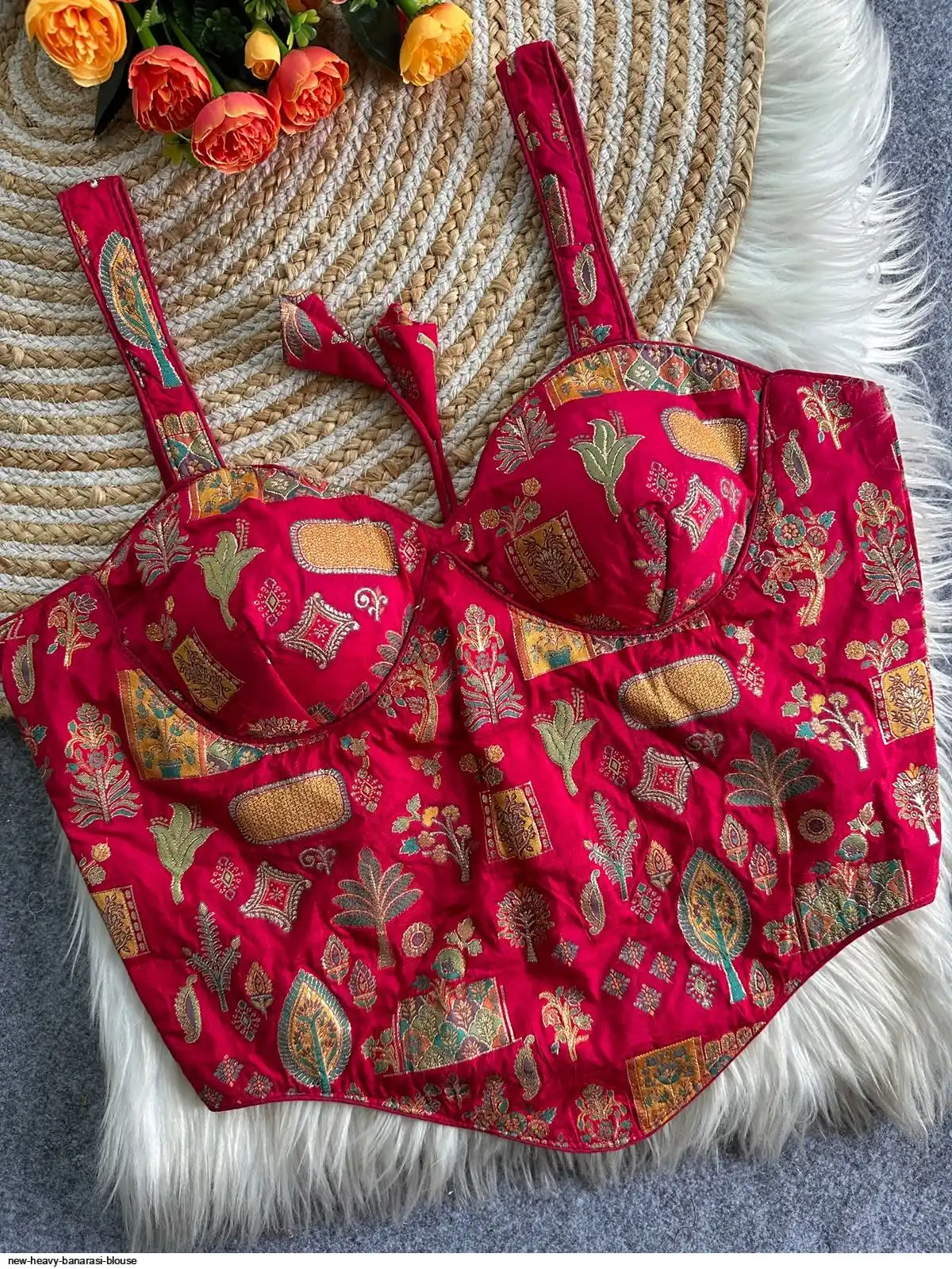 NEW HEAVY BANARASI BLOUSE 8