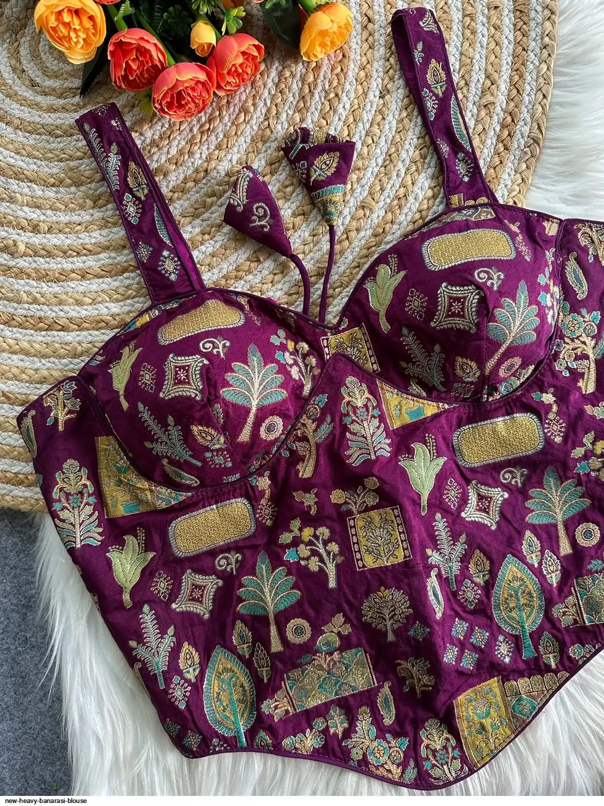 NEW HEAVY BANARASI BLOUSE 11